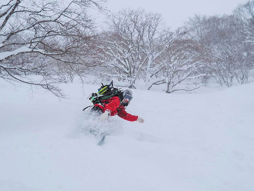 職業は写真家！スノーボードはプロ級！
