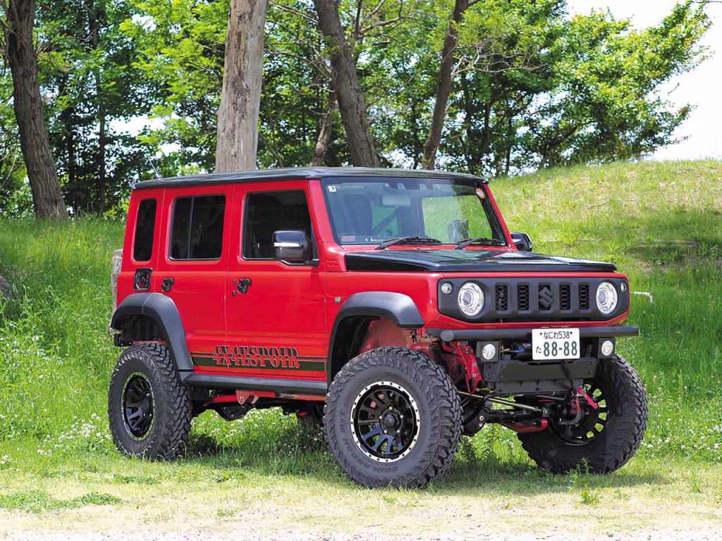 ハードオフ対応の5インチアップ!(4×4 Espoir)